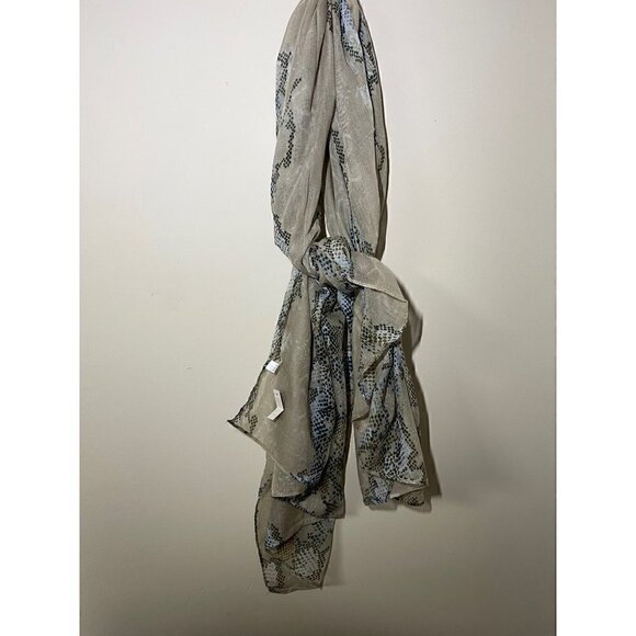 Snake Print Scarf  100% Viscose - Picture 1 of 4